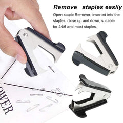 Staple Remover / Pin Remover / Stapler Needle Remover, Compact Stainless Steel Staple Remover,