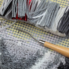 Wood Handle Latch Hook Crochet Hook