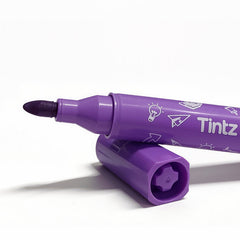 KIDCO Tintz Markers - Set of 10 Vibrant Colors - Broad Body for Easy Grip - High Quality School & Art Supplies