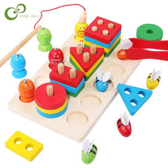 5-in-1 Sorting, Stacking, Magnetic Fishing & Bee Catching Game | Toddler Learning & Fine Motor Skills Toy