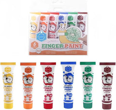 keepSmiling Super Washable Finger Paint Set for Kids – Non-Toxic, Skin-Friendly Safe Toddler Paint Set for Arts, Crafts, Early Learning & DIY Handprint Painting