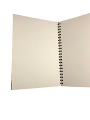 Keep Smiling Professional Spiral Hardbound Sketchbook 30Sheets