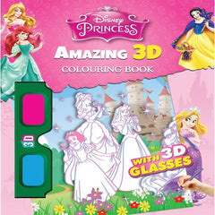 Princess Amazing 3D Colouring Book