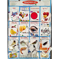 Teacher Kit 12 different Sets of Flash Cards for Kids