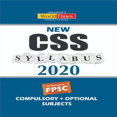 New CSS Syllabus for 2020
