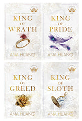 King Of Sins Series 4 books set by Ana Huang ( King of wrath / King of pride / King of greed / King of Sloth ) KS