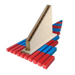 Wooden Stand for Long Red Rods & Numerical Rods
