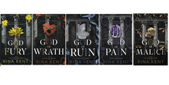 LEGACY OF GOD 5 book set by rina kent (God of wrath , God of pain , God of malice , God of ruin , God of Fury ) by rina kent