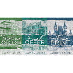 Set Of 3 Books: Terms and Conditions, Final Offer, and The Fine Print Novel By Lauren Asher Best Selling KS
