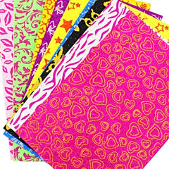 Design Foaming Glitter Sheets A4 Size Pack of 10