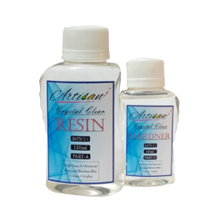 Epoxy Risin Resin liquid Risen liquid Crystal Clear Ratio 2:1 180 Grams Resin