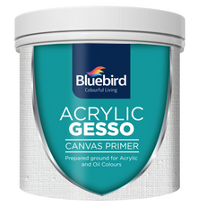 Bluebird Acrylic Gesso for Artists - Primer - White Blue Bird Best Seller in Pakistan Premium Quality Easy to Use