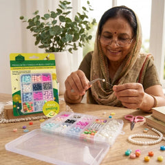 Keep Smilling Complete Crystal & Bead Craft Kit | All-In-One DIY Jewelry Making Set