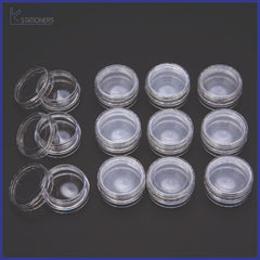 Transparent Calligraphy Ink Pot Jar 12pcs Set