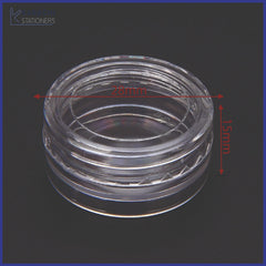Transparent Calligraphy Ink Pot Jar 12pcs Set
