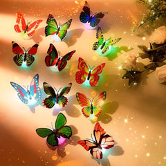 18PCS Glow in the Dark Butterfly Wall Stickers – Room Decoration