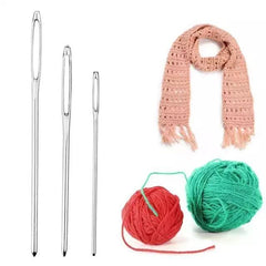 9pcs Large Eye Needles Stainless Steel Embroidery
