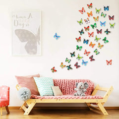 18PCS Glow in the Dark Butterfly Wall Stickers – Room Decoration