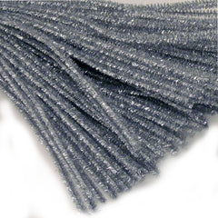 Pack of 50 - Glitter Pipe Cleaner velvet Sticks