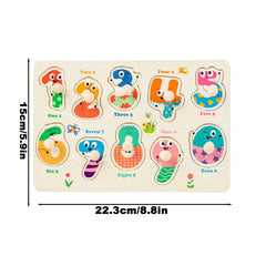 Wooden Puzzle Montessori Pattern block