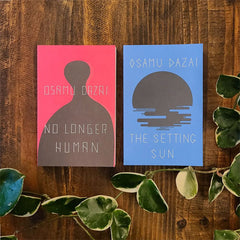 Pack of 2 No Longer Human and The Setting Sun By Osamu Dazai