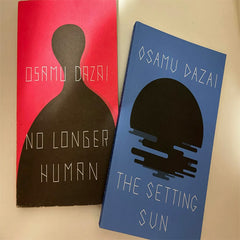 Pack of 2 No Longer Human and The Setting Sun By Osamu Dazai