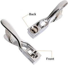 Leather Strap Hole Punches Pliers Silver Metal Slot Hand Drill Badge Drill Tag Tool