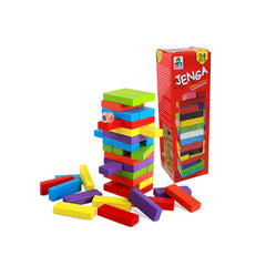 Wood Block Mini Jenga 48 Pcs Stacking Mini Tower