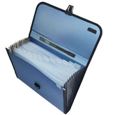 Expanding Bag - F/C Size - 12 Pockets (Black Or Blue)