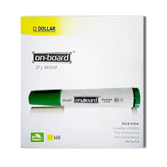 Pack Of 12 - Dollar Refillable Dry Eraser Marker / Board Marker Pen (Green)