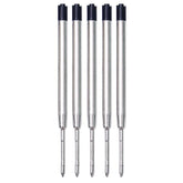 5Pcs Quinkflow Jotter Refill Steel Body Ballpoint Pen Refills - Black