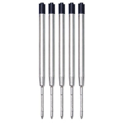 5Pcs Quinkflow Jotter Refill Steel Body Ballpoint Pen Refills - Black