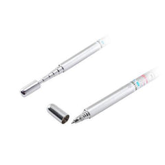 7 In 1 Multipurpose Antenna Pen Torch Teaching Pointer Flash Light Magnet In Steel Gift Box