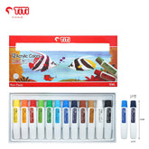 12 Acrylic Colors By Titii - Acrylic Paints