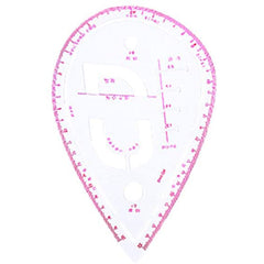 6 pcs French Curve Measure Tailor Ruler Set