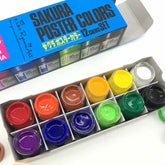 Sakura Poster Colour Paints 12 Color Set