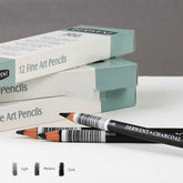 Derwent Professional Soluble Sketch Charcoal Pencil For Drawing 12Pcs/Set