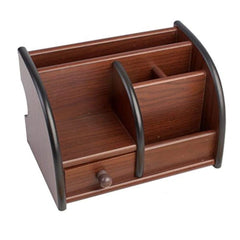 8001 Wooden Pen Stand Holder Stationery Organizer
