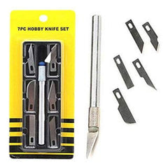 7pcs Pen Cutter Precision Knives Set For Crafts Art Cutting