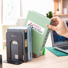 Deli Book End 7.5" Metal (Pair) (E9262)