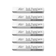 Mungyo Soft Pastels Chalk White Pack Of 6