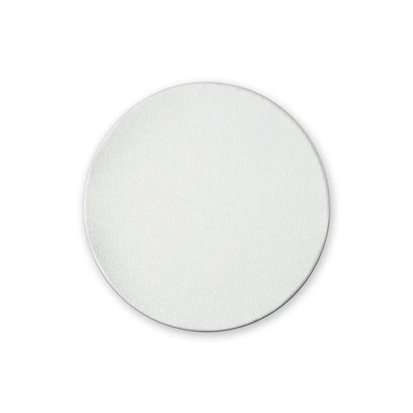 1 Pc Prime white Coated round Canvas Size 4x4