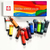 Sakura Acrylic Paints 20 Ml - 12 Pcs