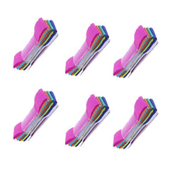 Pack Of 6 - Crepe Paper Ribbon (Total 54 Ribbon)