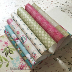 Design #Dsm005, 8X8Inch 40Sheets Printed Patterns Scrapbook Paper Origami Paper Diy Gift Card Making Handmade Home Deco Pattern Paper Flower Paper Pack