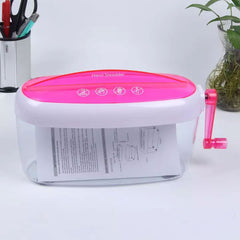 A4 Size Paper Shredder - Manual Shredder