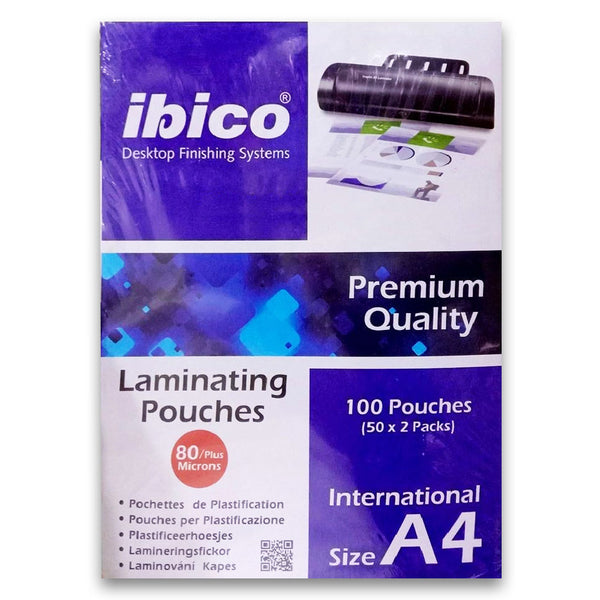 A4 80M 100Pcs Lamination Pouches Karachi Stationers