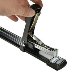 Manual Metal Long Arm Stapler - Black