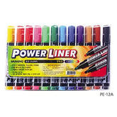 Mungyo Power Liner 12 Permanent Marker