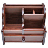 8003 - Wooden Pen Stand Holder Stationery Organizer